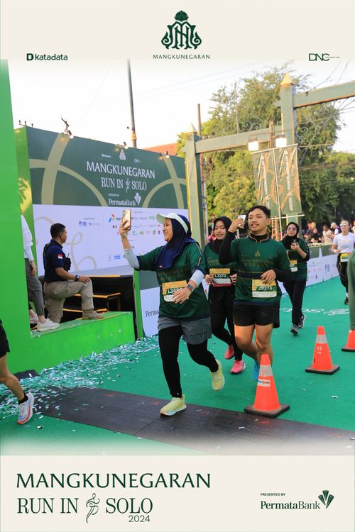 Race photo from Mangkunegaran Run 2024
