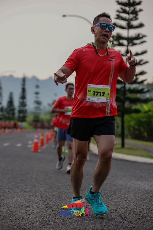 Race photo from CISANGKAN KBP CITY RUN 2025