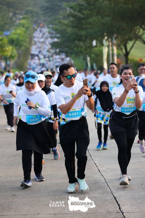 Race photo from Taman Budaya x BOGORUN 2025
