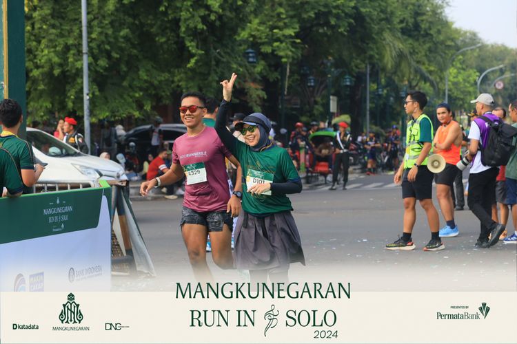 Race photo from Mangkunegaran Run 2024
