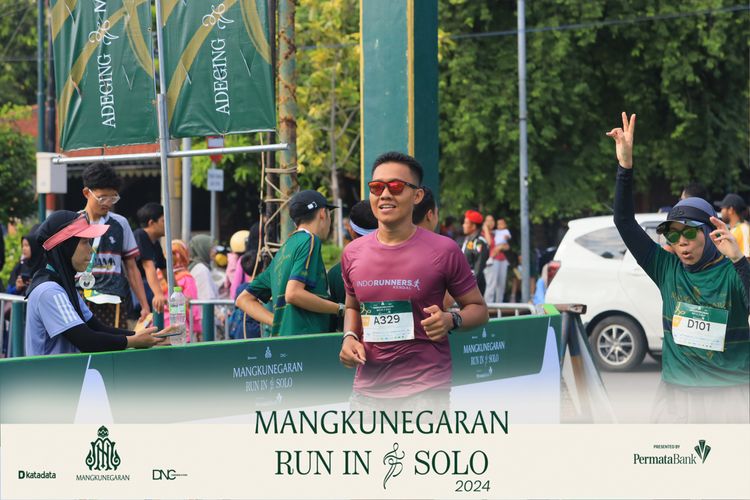 Race photo from Mangkunegaran Run 2024