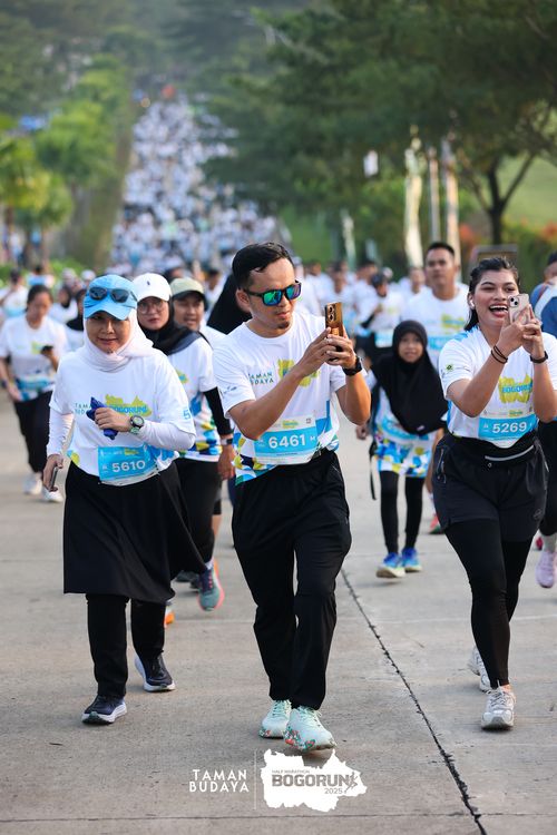 Race photo from Taman Budaya x BOGORUN 2025