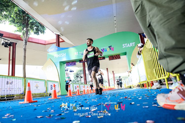 Race photo from BAF LIONS RUN 2024