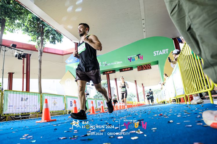 Race photo from BAF LIONS RUN 2024