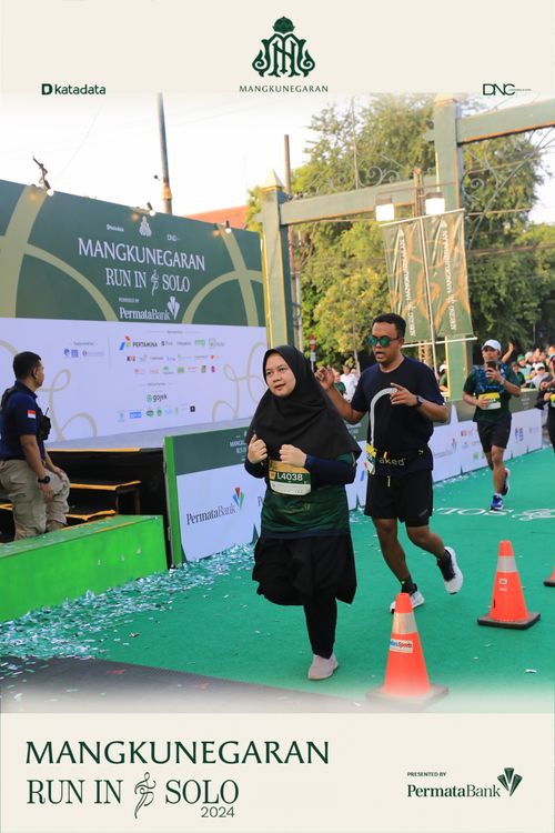 Race photo from Mangkunegaran Run 2024