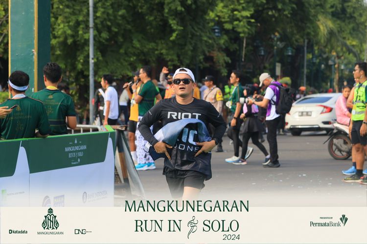 Race photo from Mangkunegaran Run 2024