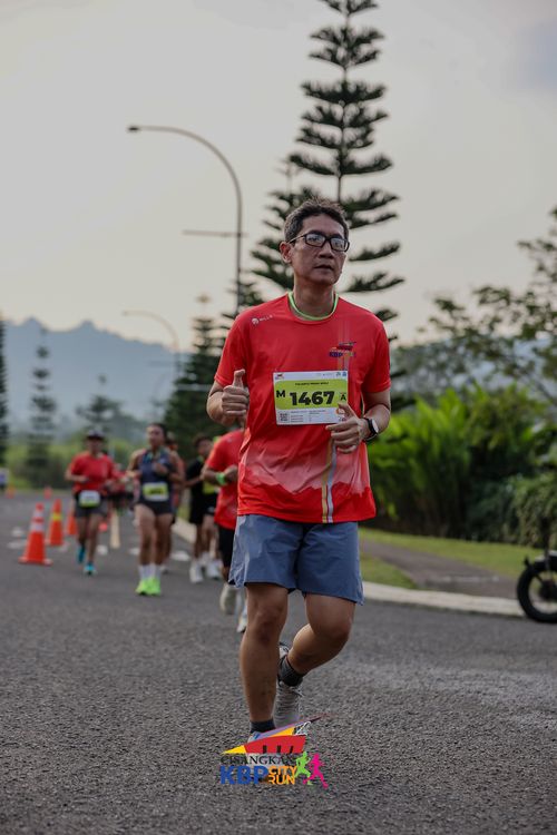 Race photo from CISANGKAN KBP CITY RUN 2025