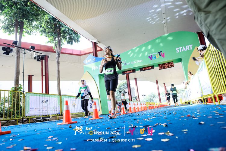 Race photo from BAF LIONS RUN 2024
