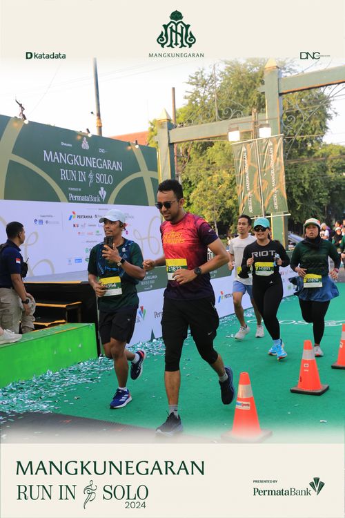 Race photo from Mangkunegaran Run 2024