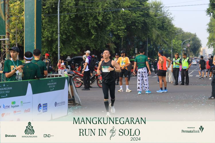 Race photo from Mangkunegaran Run 2024