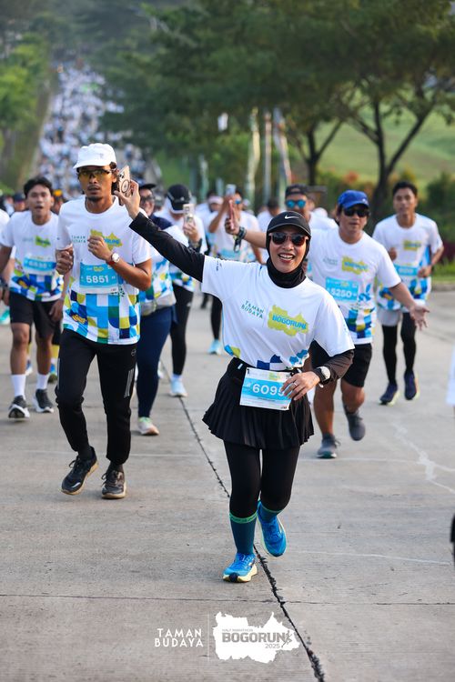 Race photo from Taman Budaya x BOGORUN 2025