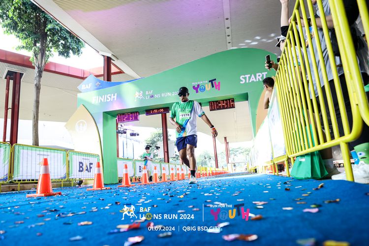 Race photo from BAF LIONS RUN 2024