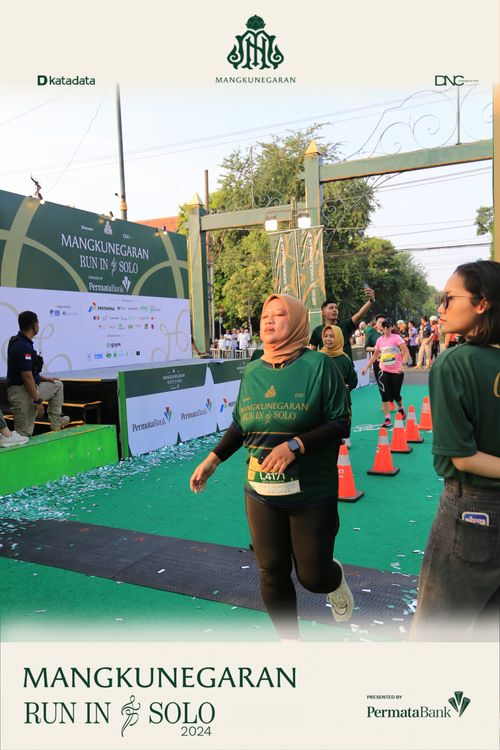 Race photo from Mangkunegaran Run 2024