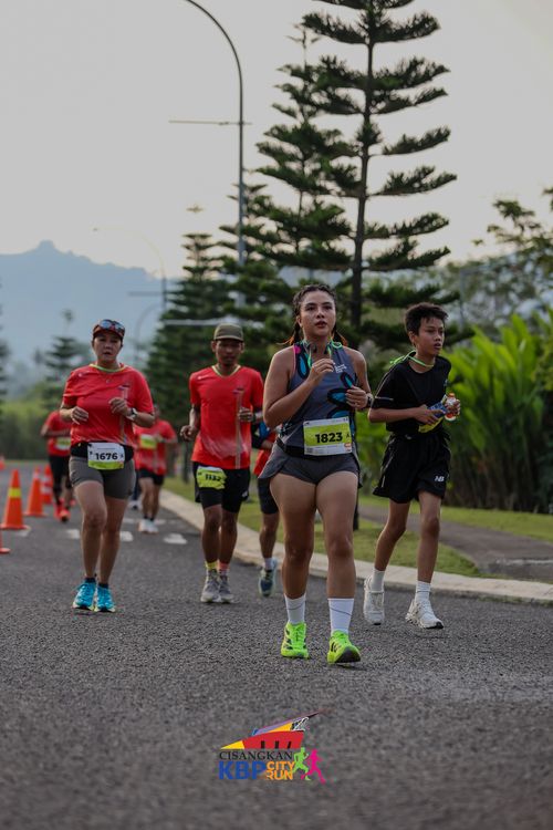 Race photo from CISANGKAN KBP CITY RUN 2025