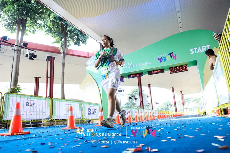 Race photo from BAF LIONS RUN 2024