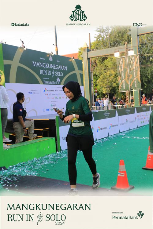 Race photo from Mangkunegaran Run 2024