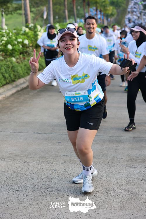 Race photo from Taman Budaya x BOGORUN 2025