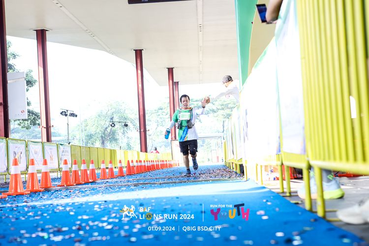 Race photo from BAF LIONS RUN 2024