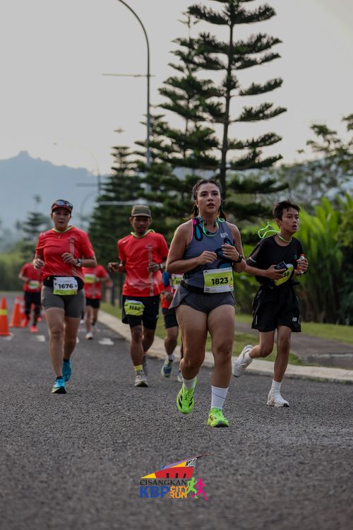 Race photo from CISANGKAN KBP CITY RUN 2025