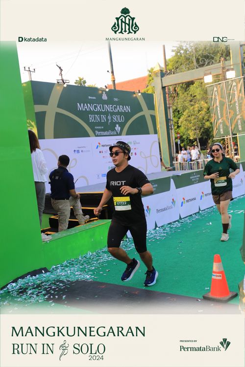 Race photo from Mangkunegaran Run 2024