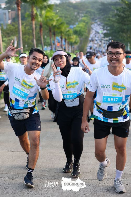 Race photo from Taman Budaya x BOGORUN 2025