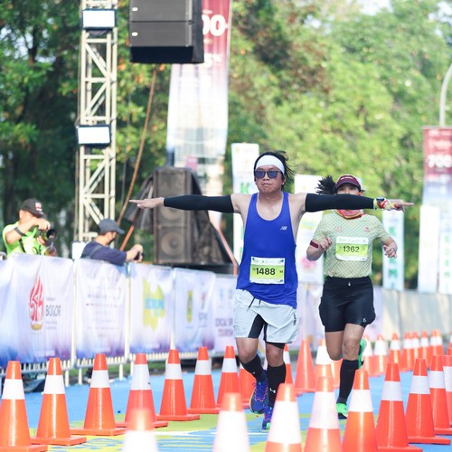 Race photo from BOGORUN 2026