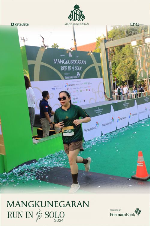 Race photo from Mangkunegaran Run 2024
