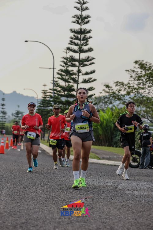 Race photo from CISANGKAN KBP CITY RUN 2025