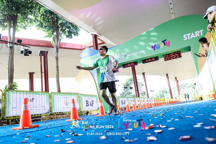 Race photo from BAF LIONS RUN 2024