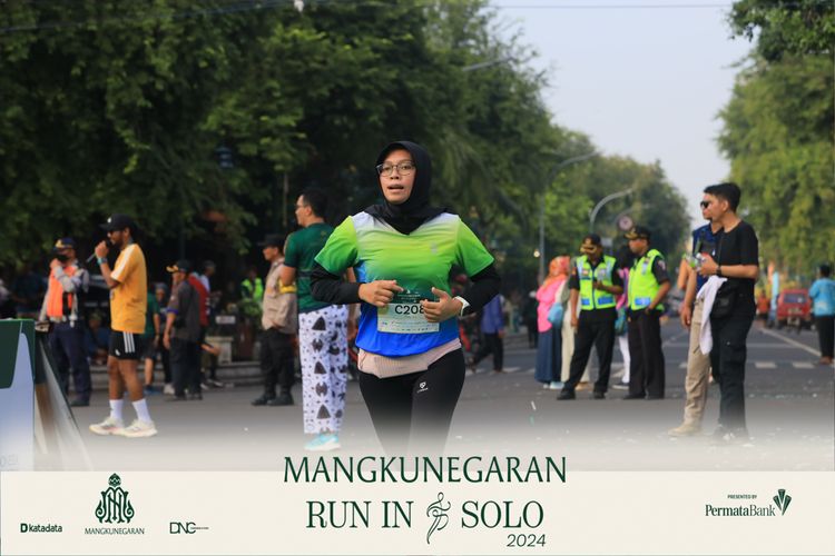 Race photo from Mangkunegaran Run 2024