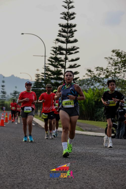Race photo from CISANGKAN KBP CITY RUN 2025