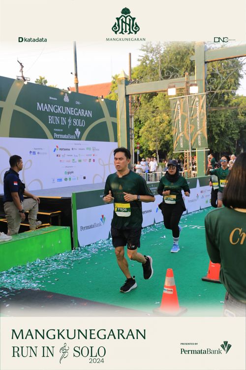 Race photo from Mangkunegaran Run 2024