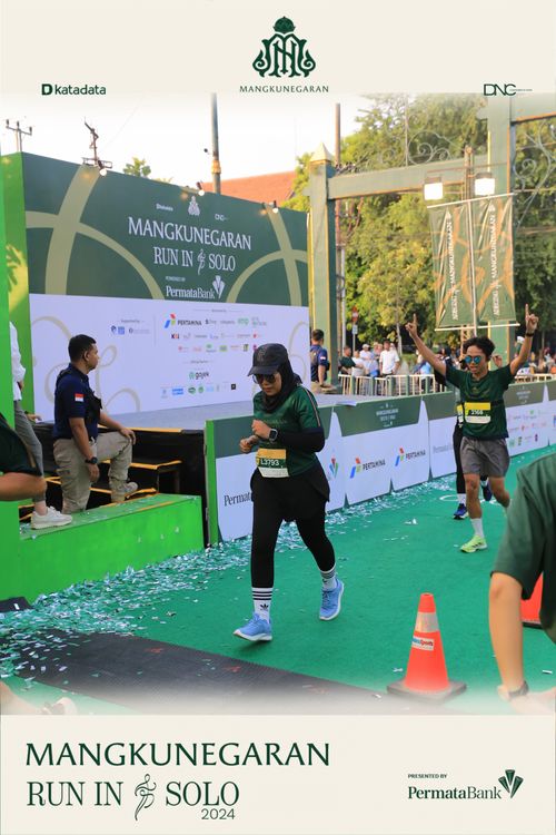 Race photo from Mangkunegaran Run 2024