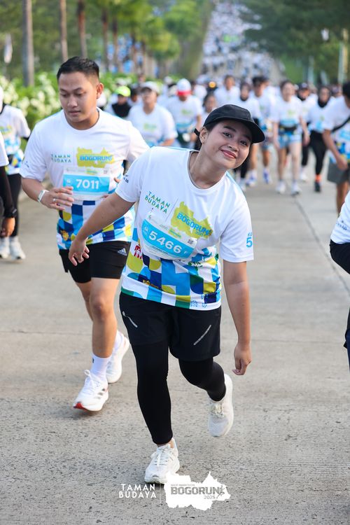 Race photo from Taman Budaya x BOGORUN 2025