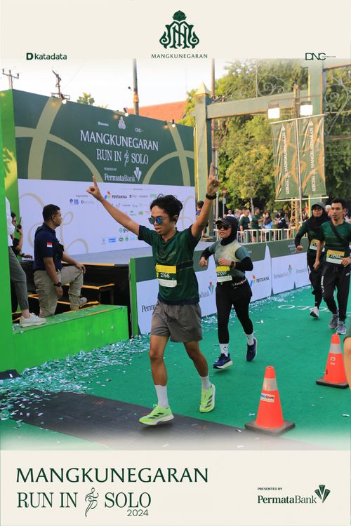 Race photo from Mangkunegaran Run 2024