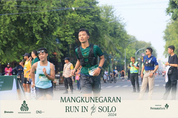 Race photo from Mangkunegaran Run 2024