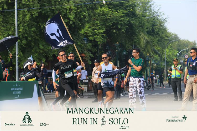 Race photo from Mangkunegaran Run 2024