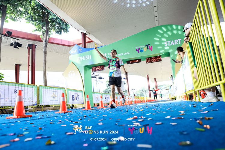 Race photo from BAF LIONS RUN 2024