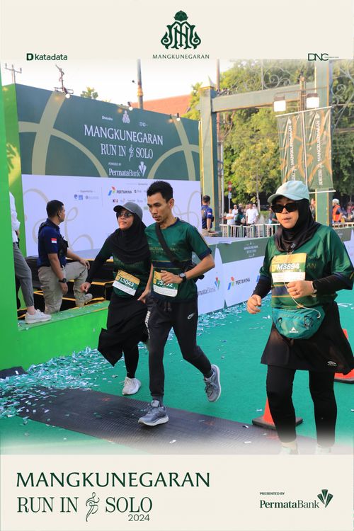 Race photo from Mangkunegaran Run 2024