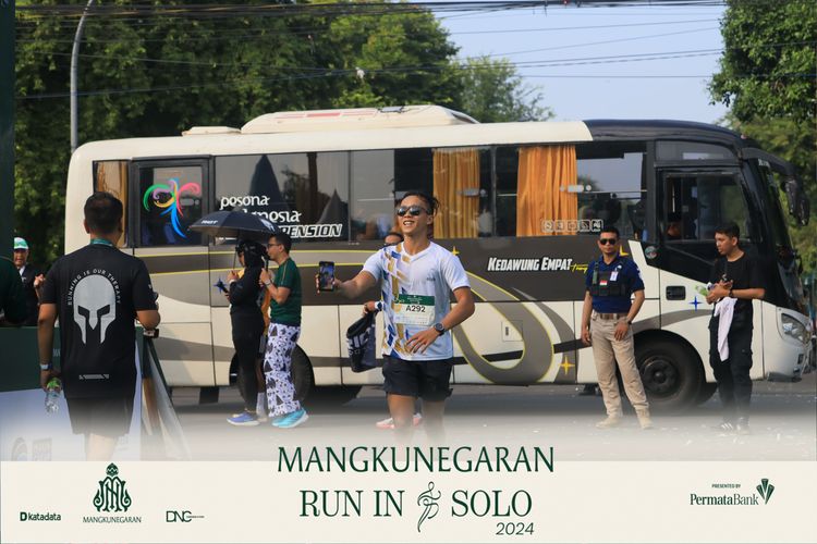 Race photo from Mangkunegaran Run 2024