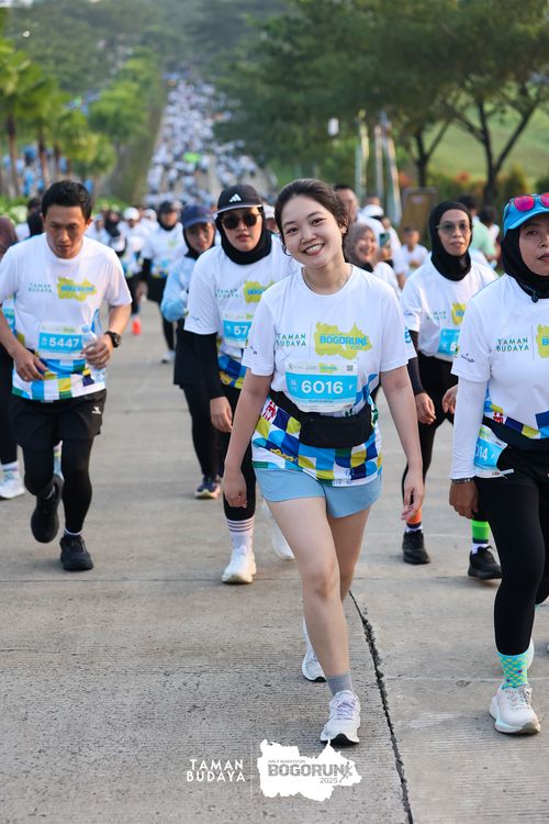 Race photo from Taman Budaya x BOGORUN 2025