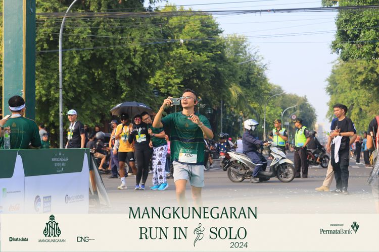 Race photo from Mangkunegaran Run 2024