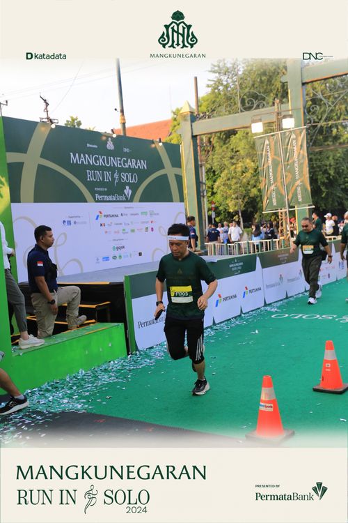 Race photo from Mangkunegaran Run 2024
