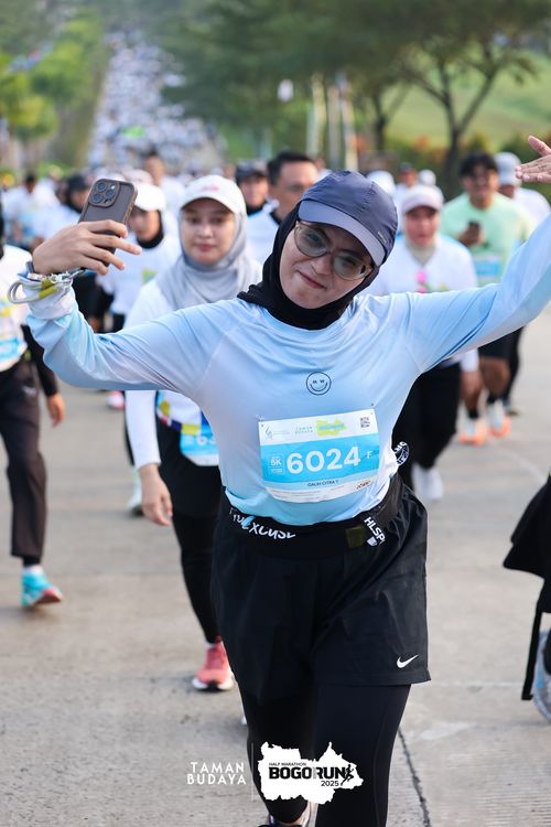 Race photo from Taman Budaya x BOGORUN 2025