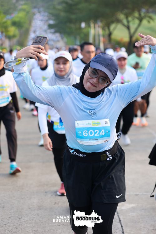 Race photo from Taman Budaya x BOGORUN 2025