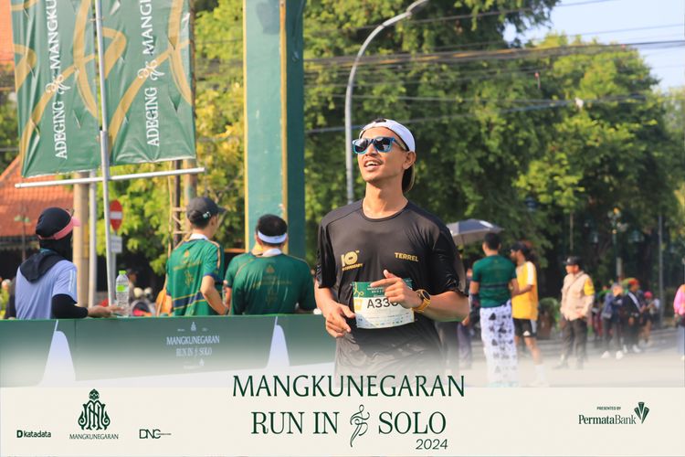 Race photo from Mangkunegaran Run 2024