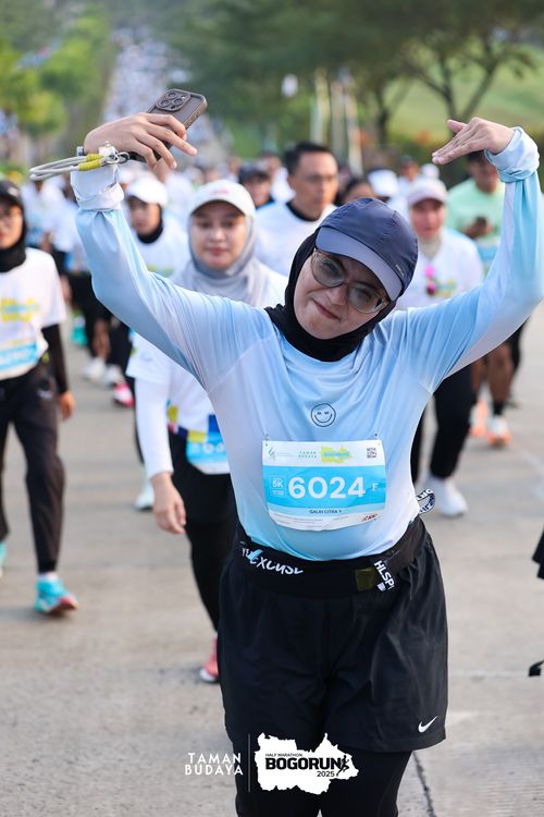 Race photo from Taman Budaya x BOGORUN 2025