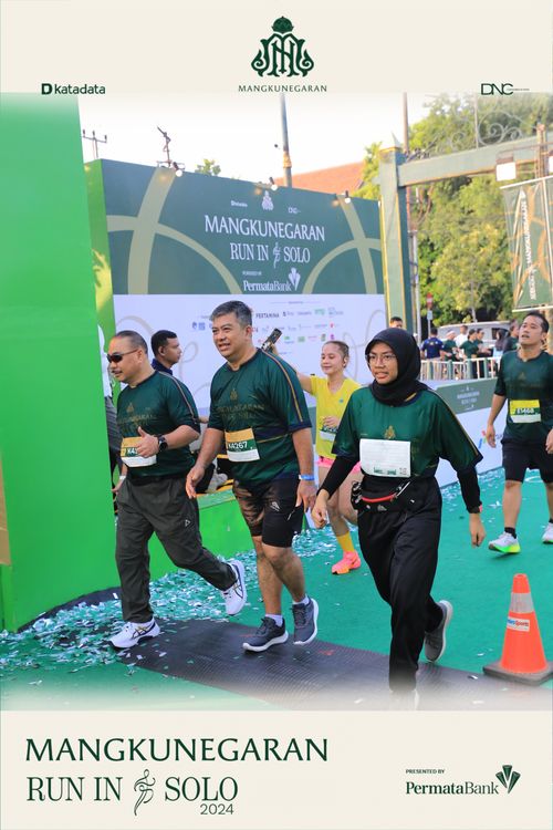 Race photo from Mangkunegaran Run 2024