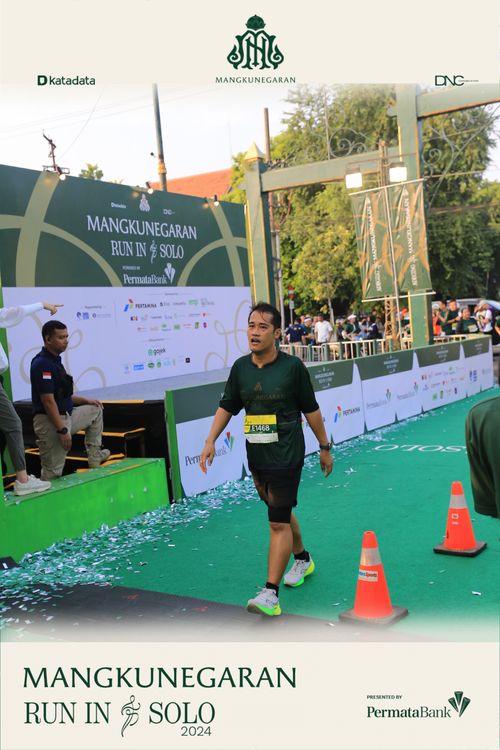 Race photo from Mangkunegaran Run 2024
