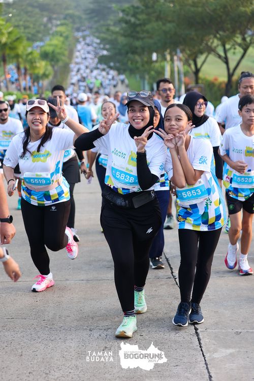 Race photo from Taman Budaya x BOGORUN 2025